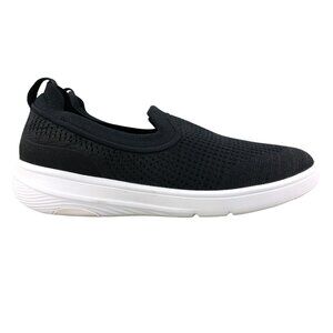 FitFlop Women's Size 8 Super-Q Knit Slip-Ins Black Closed Toe Casual Sneakers